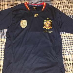 Spanish national soccer team 2010 jersey